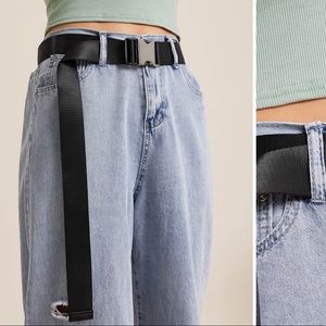 NWT Seatbelt Belt Seat Belt Black Buckle